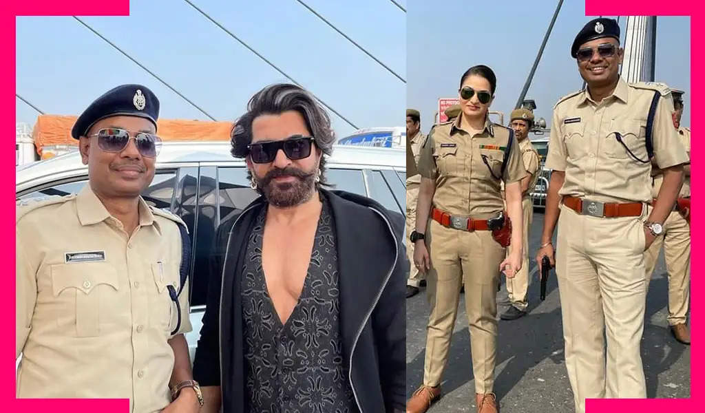 Real cop acts as a police officer in Jeet's movie with shooting held at Hoogly bridge DCP HQ Howrah Dyutiman Bhattacharya