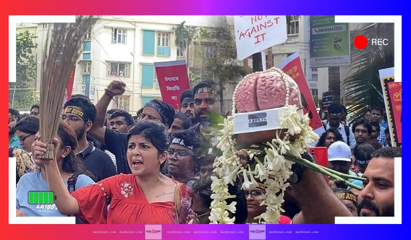 Junior doctors protest Kolkata junior doctors protest Symbolic protest against health department