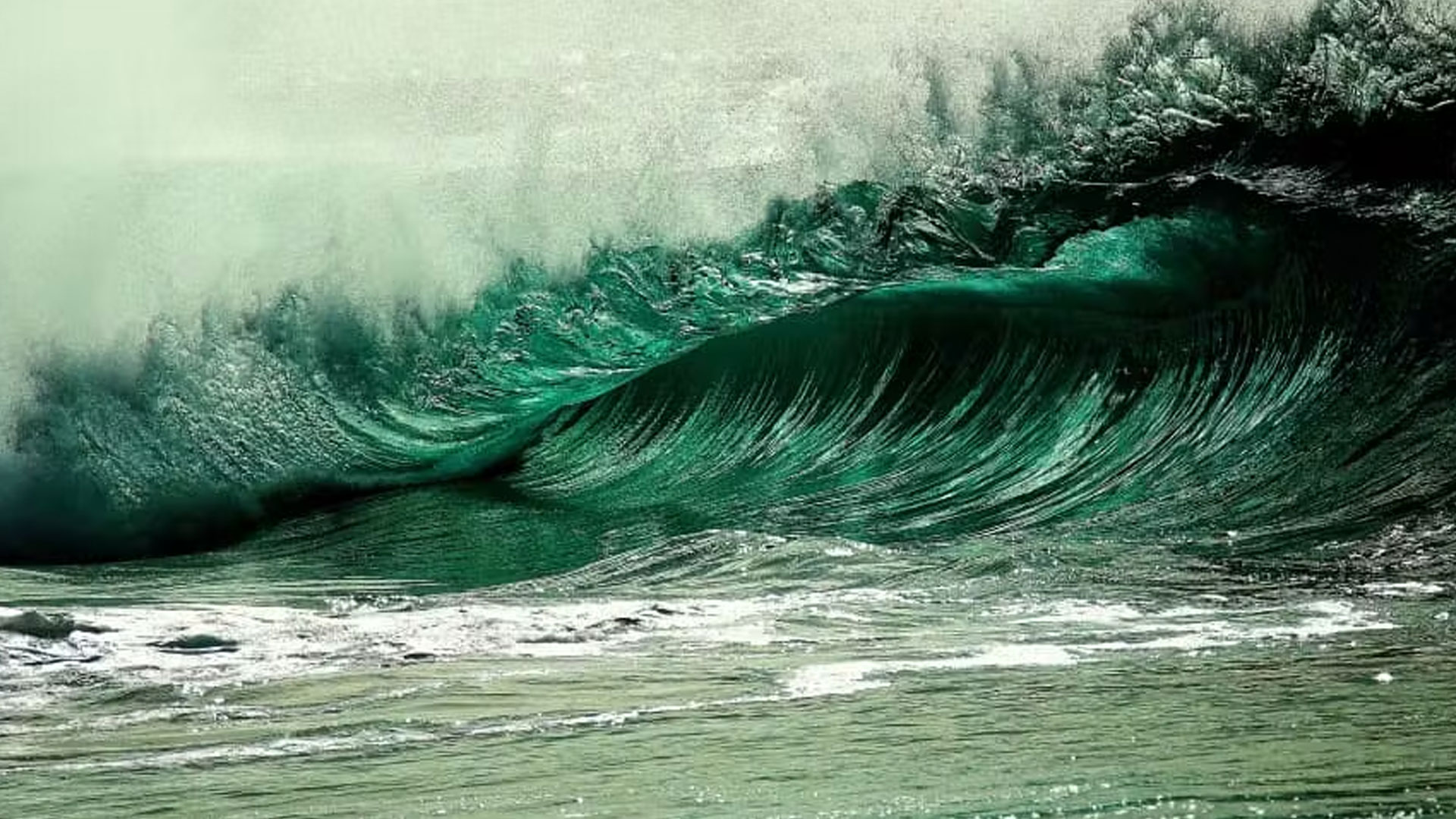 Ancient Earth Green Ocean